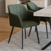 Zelená látková jídelní židle ROWICO BOLTON -fv-interier-25