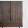 Tmavě hnědá dubová komoda ROWICO CLEARBROOK 79 x 42 cm -fv-interier-25