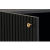 Černá dubová komoda ROWICO HALIFAX 160 x 40 cm -fv-interier-25