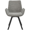 Šedá látková otočná jídelní židle ROWICO NORWELL -fv-interier-25