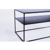 Černý kovový TV stolek Moreno 100 x 45 cm -fv-interier-25