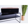 Černý kovový TV stolek Alonso 120 x 45 cm, levý -fv-interier-25