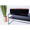 Černý kovový TV stolek Alonso 120 x 45 cm, pravý -fv-interier-25