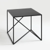 Černý kovový konferenční stolek Mountain 50 x 50 cm -fv-interier-25
