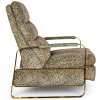 Hnědé látkové polohovací křeslo Bold Monkey Relax Like Chandler