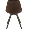 Tmavě hnědá sametová jídelní židle J-line Helene -fv-interier-25