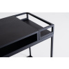 Černý kovový toaletní stolek Glamour 140 x 50 cm -fv-interier-25