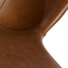 Koňakově hnědá koženková jídelní židle DAN-FORM Hype s područkami -fv-interier-25