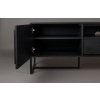 Černý dřevěný TV stolek DUTCHBONE Class 180 x 45 cm -fv-interier-25