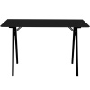 Černý lakovaný pracovní stůl Vinay 60 x 120 cm