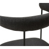 Černá látková jídelní židle DAN-FORM Plenti s černou podnoží -fv-interier-25