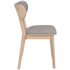 Světlá dubová jídelní židle ROWICO KATO s šedým sedákem -fv-interier-25