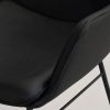 Černá koženková barová židle Tergi 79 cm -fv-interier-25