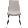 Šedá látková jídelní židle ROWICO LOWEL