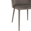 Šedá sametová jídelní židle J-line Lotty -fv-interier-25