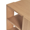 Dubový odkládací stolek Hübsch Mogien 37 x 37 cm