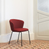 Červená látková jídelní židle Teulat Add -fv-interier-25