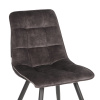 Antracitově šedá sametová jídelní židle LABEL51 Jelt -fv-interier-25