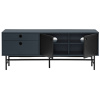 Tmavě modrý lakovaný TV stolek Teulat Punto 140 x 40 cm -fv-interier-25