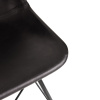 Černá kožená jídelní židle J-line Sid -fv-interier-25