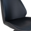 Černá koženková otočná jídelní židle Celur -fv-interier-25