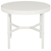Bílý keramický zahradní stolek Mindo 100