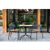 Černý teakový zahradní stůl No.101 Mindo 74,7 x 74,7 cm -fv-interier-25