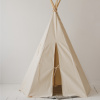 Béžový bavlněný teepee stan s podložkou Navajo 170 x 130 cm -fv-interier-25