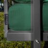 Tmavě zelená čtyřmístná zahradní pohovka MESONICA Soledo s antracitovou podnoží 270 cm -fv-interier-25