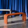 Oranžová kovová lavice Nokk 114 cm -fv-interier-25