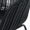 Černá zahradní židle z umělého ratanu Hapur -fv-interier-25