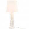 Bílá stojací lampa J-line Couple 90 cm