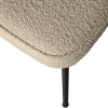 Béžová bouclé jídelní lavice Tergi 120 cm -fv-interier-25