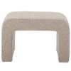 Béžová bouclé stolička Bobbie 45 cm
