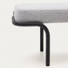 Světle šedá čalouněná lavice Kave Home Compo 130 cm -fv-interier-25
