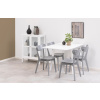 Světle šedá lakovaná jídelní židle Diaz -fv-interier-25