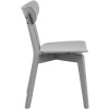 Světle šedá lakovaná jídelní židle Diaz
