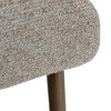 Šedá bouclé jídelní židle DAN-FORM Glam