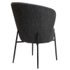 Černá bouclé jídelní židle DAN-FORM Orbit