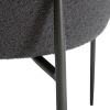 Tmavě šedá bouclé jídelní židle DAN-FORM Orbit -fv-interier-25
