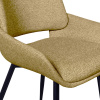 Hořčicově žlutá čalouněná jídelní židle Upton -fv-interier-25