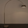 Stříbrná stojací lampa WLL BOW 190 - 205 cm -fv-interier-25