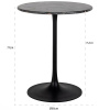 Mramorový bistro stolek Carlten 65 cm