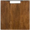 Hnědé dřevěné servírovací prkénko J-Line Mosele 30 x 20 cm