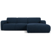 Tmavě modrá bouclé rohová pohovka Windsor & Co Lola 250 cm, pravá -fv-interier-25