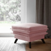 Růžová čalouněná podnožka Miuform Charming Charlie 60 x 60 cm -fv-interier-25