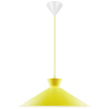 Žluté kovové závěsné světlo Dial 45 cm