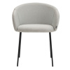 Světle šedá čalouněná jídelní židle Teulat Add II. -fv-interier-25