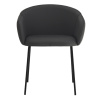 Černá koženková jídelní židle Teulat Add II. -fv-interier-25
