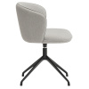 Světle šedá čalouněná konferenční židle Teulat Add II.
